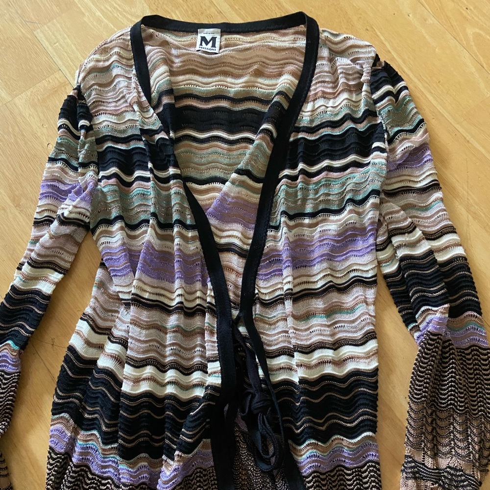 Missoni striped knit cardigan